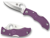 Складной нож Spyderco, серия Ladybug 3, Purple FRN Handles, VG-10, Plain, арт. LPRP3