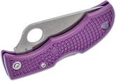 Складной нож Spyderco, серия Ladybug 3, Purple FRN Handles, VG-10, Plain, арт. LPRP3