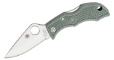 Складной нож Spyderco, серия Ladybug 3, Foliage Green FRN Handles, VG-10, Plain, арт. LFGP3