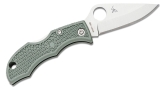 Складной нож Spyderco, серия Ladybug 3, Foliage Green FRN Handles, VG-10, Plain, арт. LFGP3