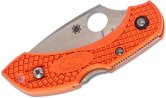 Складной нож Spyderco, серия Dragonfly 2, Orange FRN Handle, VG-10, Plain, арт. C28POR2