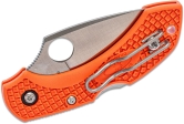 Складной нож Spyderco, серия Dragonfly 2, Orange FRN Handle, VG-10, Plain, арт. C28POR2