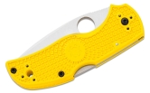 Складной нож Spyderco, серия Native 5, Yellow FRN Handles, LC200N, Plain, арт. C41PYL5