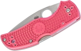 Складной нож Spyderco, серия Native 5, Pink FRN Handles, CPM S30V, Plain, арт. C41PPN5