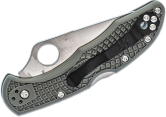 Складной нож Spyderco, серия Delica 4, Foliage Green FRN Handle, VG-10, Part Serrated, арт. C11PSFG