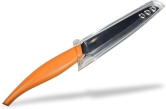 Кухонный нож Suncraft Petty 95мм (оранжевый) с чехлом, арт. FC-102