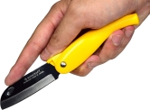 Складной кухонный нож Suncraft Petty 70мм (желтый), арт. FC-104