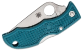 Складной нож Spyderco, серия Ladybug 3, Blue FRN Handles, K390, Plain, арт. LFP3K390