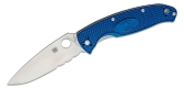 Складной нож Spyderco, серия Resilience, Blue FRN Handle, SPM S35VN, Part Serrated, арт. C142PSBL