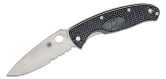 Складной нож Spyderco, серия Resilience, Black FRN Handle, 8Cr13Mov, Part Serrated, арт. C142PSBK