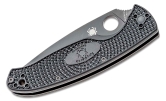 Складной нож Spyderco, серия Resilience, Black FRN Handle, 8Cr13Mov, Black Blade, Part Serrated, арт. C142PSBBK