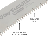 Пила Silky, серия SUGOI, 330мм, 5,5-6,5 зубьев на 30мм, арт. 390-33