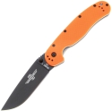 Складной нож Ontario, серия RAT 1 D2, Orange, черное лезвие, Limited edition, арт. O8868OR