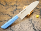 Кухонный нож Kanetsugu, серия Color Select, Santoku 165мм, Blue, арт. 3013-BL