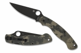 Складной нож Spyderco, серия Military, Digital Camo G-10 Handles, CPM S30V, Black Blade, Plain, арт. C36GPCMOBK2