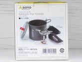Походная газовая горелка SOTO Amicus с набором посуды SOTO Pot Combo, арт. SOD-320PC