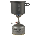 Походная газовая горелка SOTO Amicus с набором посуды SOTO Cooker Combo, арт. SOD-320CC
