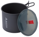 Алюминиевая кастрюля SOTO New River Pot (1000мл.), с пластиковой крышкой, арт. SOD-511