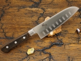 Кухонный нож KAI, серия Benifuji, Santoku 165мм с проточкой, арт. AB-5438
