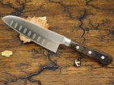 Кухонный нож KAI, серия Benifuji, Santoku 165мм с проточкой, арт. AB-5438