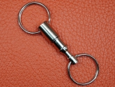 Карабин из нержавеющей стали разъемный вращающийся без насечки (кольца из нержавеющей стали) VipXHoReCa, арт. VH12014