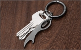 Брелок - открывашка из титана VipXHoReCa, арт. VH12083