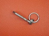 Карабин - открывашка с соединительным кольцом из титана (заводное кольцо из нержавеющей стали) VipXHoReCa, арт. VH120891