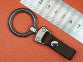 Карабин титановый c кожаным ремешком VipXHoReCa, арт. VH12080