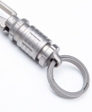 Карабин разъемный вращающийся с заводным кольцом из титана VipXHoReCa, арт. VH12062