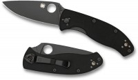   Spyderco Tenacious, Black G10 Handle, Black Blade, Plain -       Vip Horeca