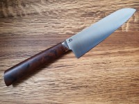 Дамир Сафаров. Кухонный нож серии М390, Железное дерево, Santoku 170mm (ver 5.0) - Интернет магазин Японских кухонных туристических ножей Vip Horeca