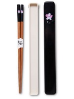 Набор - японские палочки (хаси) в пластиковом футляре, Nch-73 - Интернет магазин Японских кухонных туристических ножей Vip Horeca