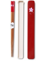Набор - японские палочки (хаси) в пластиковом футляре, Nch-74 - Интернет магазин Японских кухонных туристических ножей Vip Horeca