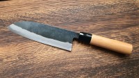 Кухонный нож Nishida Santoku 190mm - Интернет магазин Японских кухонных туристических ножей Vip Horeca