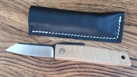 Нож складной OHTA Higonokami 55mm, D2, Midzunara Oak (Дуб Мидзунара) - Интернет магазин Японских кухонных туристических ножей Vip Horeca