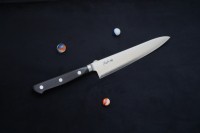 Кухонный нож Sanetu HAP40 Petty 120mm, Black - Интернет магазин Японских кухонных туристических ножей Vip Horeca