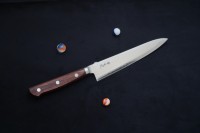 Кухонный нож Sanetu HAP40 Petty 120mm, Brown - Интернет магазин Японских кухонных туристических ножей Vip Horeca
