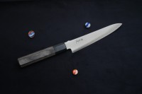 Кухонный нож Sanetu HAP40 Petty 120mm, Gray - Интернет магазин Японских кухонных туристических ножей Vip Horeca