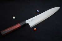 Кухонный нож Sanetu ZDP Chef 240mm, Red - Интернет магазин Японских кухонных туристических ножей Vip Horeca
