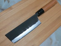 Кухонный нож Shigefusa Nakiri 165mm (Kurouchi) - Интернет магазин Японских кухонных туристических ножей Vip Horeca