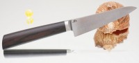 Дамир Сафаров. Кухонный нож серии М390,  Гренадил, Коренчатый 130мм (ver 2.0) - Интернет магазин Японских кухонных туристических ножей Vip Horeca