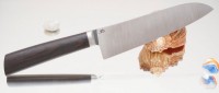 Дамир Сафаров. Кухонный нож серии М390, Гренадил, Santoku 170mm (ver 2.0) - Интернет магазин Японских кухонных туристических ножей Vip Horeca