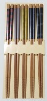 Набор японских палочек (хаси), 5 шт., геометрия - Интернет магазин Японских кухонных туристических ножей Vip Horeca