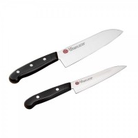 Набор кухонных ножей Shimomura, Kenmizaki Satomi (Santoku 165mm, Petty 135mm) - Интернет магазин Японских кухонных туристических ножей Vip Horeca