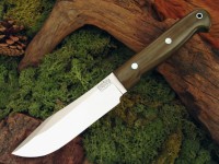 Нож Bark River Special Hunting модель Green Canvas Micarta - Интернет магазин Японских кухонных туристических ножей Vip Horeca