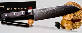 Кухонный нож Hattori, серия HD, Santoku 170мм, арт. HD-5 - Магазин Японских кухонных туристических ножей VIP-HoReCa