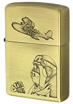 Коллекционная зажигалка Zippo Porco Rosso, серия Ghibli, арт. ZIPPO - NZ-05 - Магазин Японских кухонных туристических ножей VIP-HoReCa