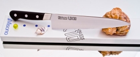 Кухонный нож Misono, серия UX10 Steel, Gyuto 270мм, арт. UX714 - Магазин Японских кухонных туристических ножей VIP-HoReCa