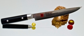 Кухонный нож Kasumi, серия Damasc, Carving 200мм, арт 84020 - Магазин Японских кухонных туристических ножей VIP-HoReCa