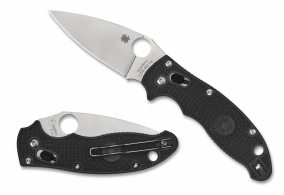 Складной нож Spyderco, серия Manix 2, Black FRN Handles, CTS-BD1, Plain, арт. C101PBK2 - Магазин Японских кухонных туристических ножей VIP-HoReCa